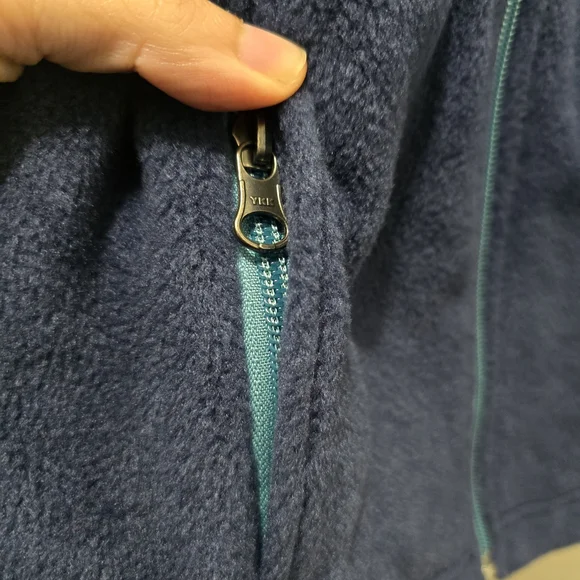NWT Columbia Two-Tone Blue Fleece Jacket - Picture 4 of 11